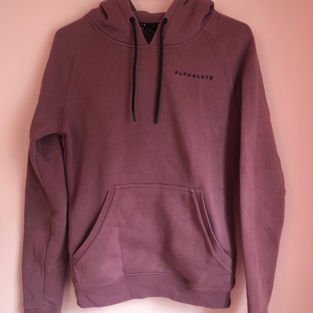 Dark Pink Alphalete Hoodie